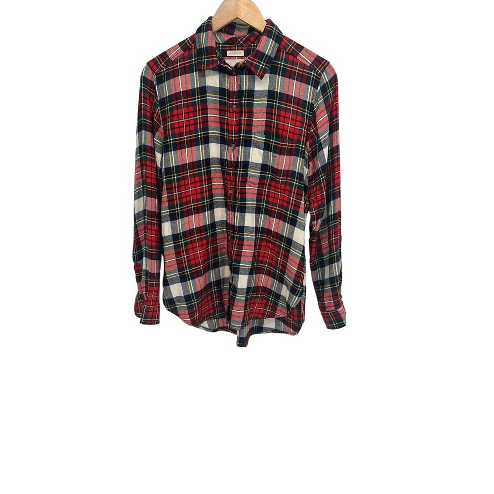 American eagle ahh-mazingly soft boyfriend fit‎ red flannel Sz M